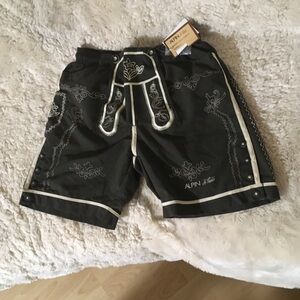 Alpin  de luxe swim shorts Lederhosen Bavarian Vintage from before 2000